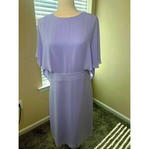 Halston Evening Collection Size 12 Lavender Ice Bridal